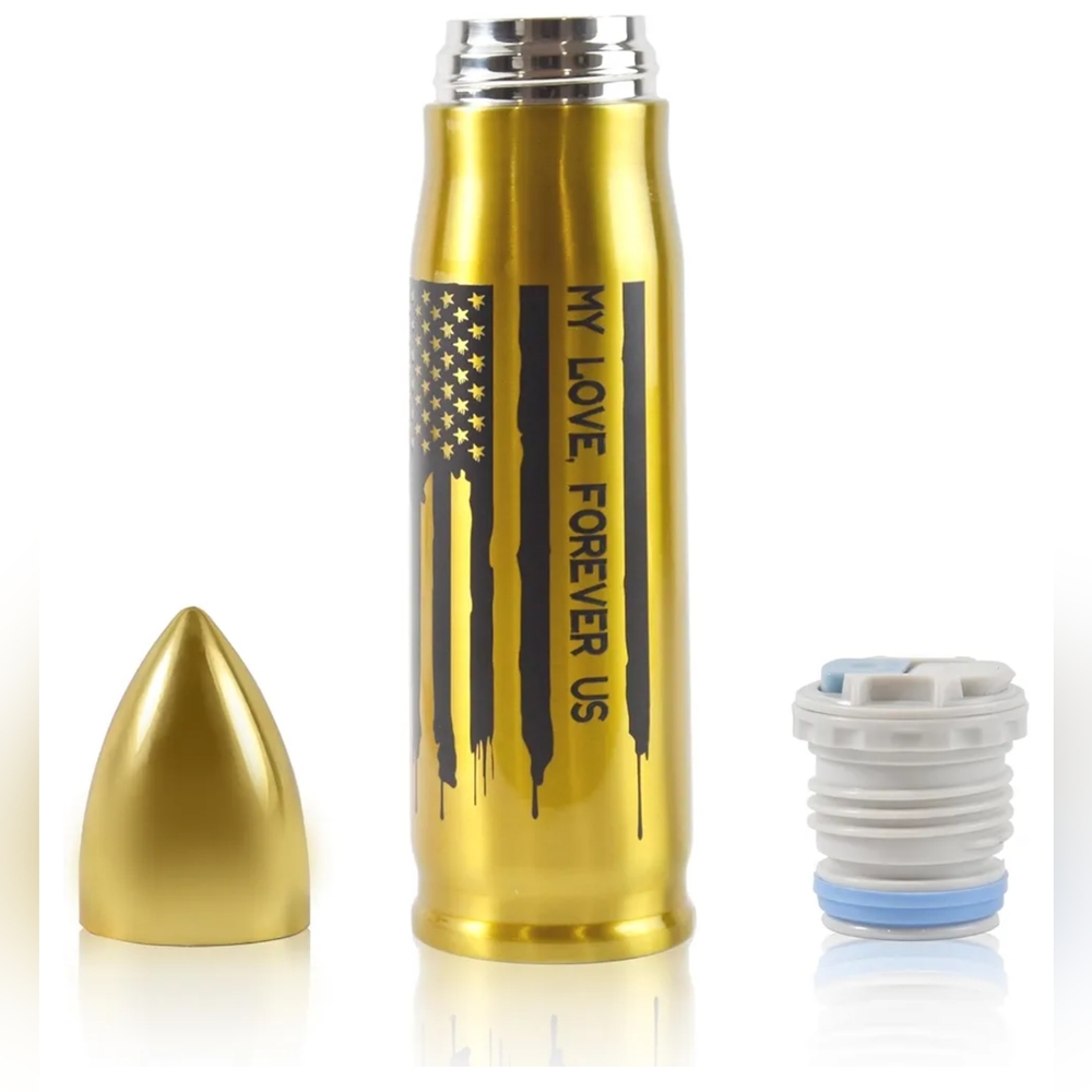 American Flag Tumbler
